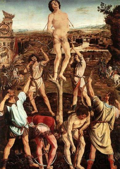 Antonio Pollaiuolo Martyrdom of St Sebastian France oil painting art